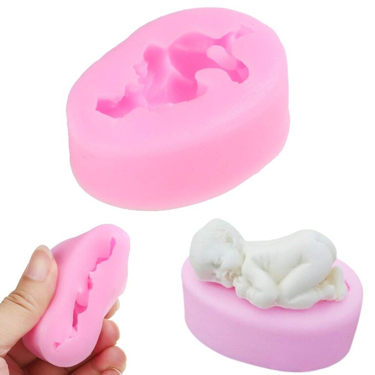 Sleep Baby Silicone Fondant Mould Cake Decoration Tool - Divena In